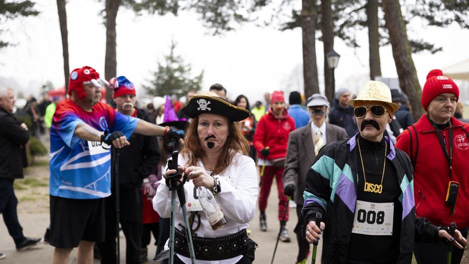 Bieg z Wąsem nad zalewem w Kryspinowie i Budzyniu