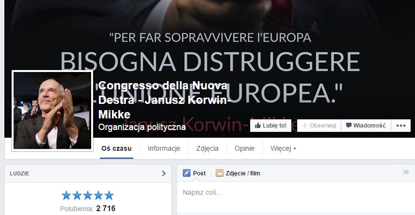 Korwin-Mikke na tropie znikających lajków. Facebook wrogiem partii Korwin?! 3