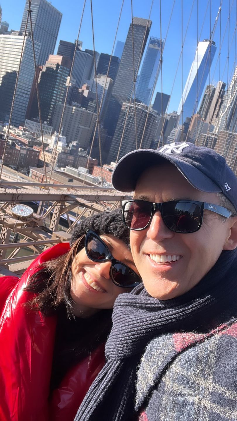 Katarzyna Cichopek i Maciej Kurzajewski cieszą się pobytem w Nowym Jorku