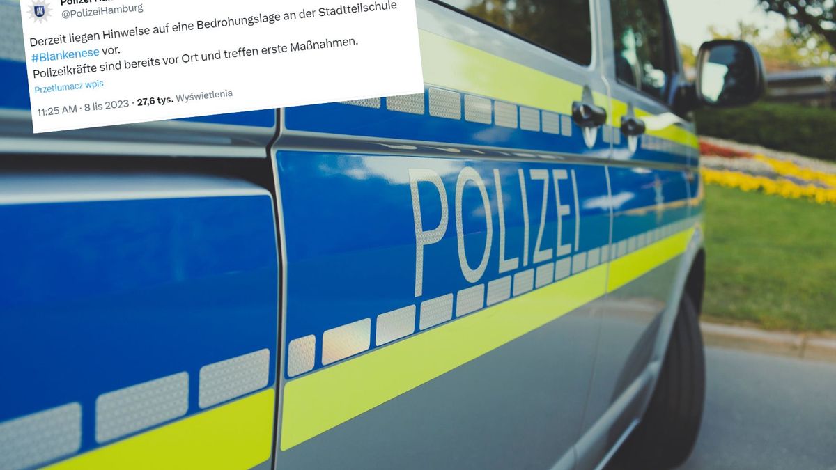 Alarm w Hamburgu. Uzbrojeni mężczyźni wkroczyli na teren szkoły