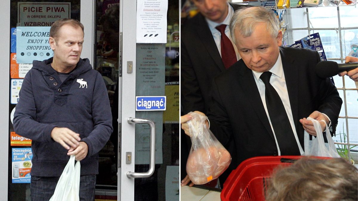  Poszliśmy na świąteczne zakupy pod domami Kaczyńskiego i Tuska