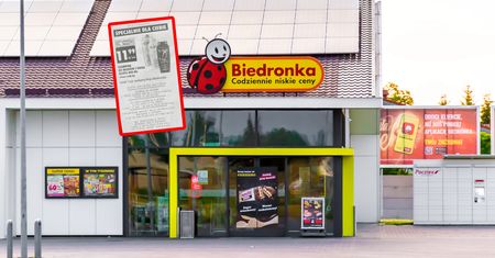 Wyszedł z Biedronki i wyjął telefon. Taki widok na paragonie