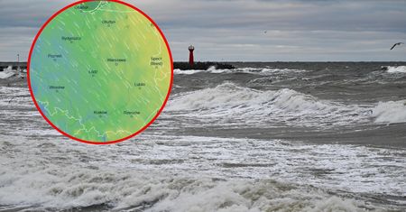 Silny wiatr w całej Polsce. Na Bałtyku sztorm