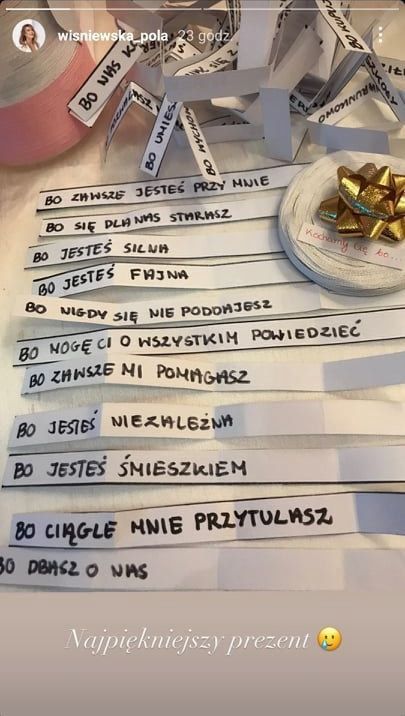 Prezent Poli Wiśniewskiej