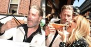 John Travolta karmi żonę pizzą na imprezie promującej nowy film (ZDJĘCIA)