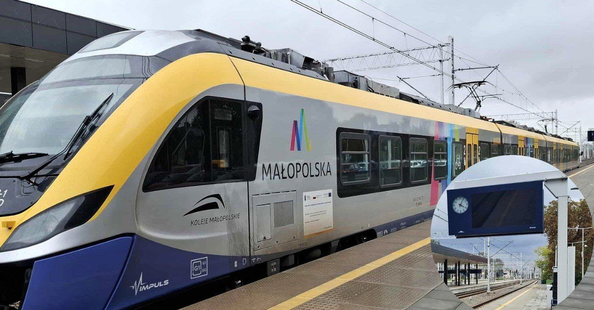 Oświęcim: Na dworcu kolejowym zamontowano świetlne rozkłady jazdy