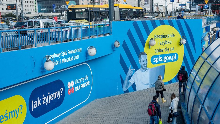 Warszawa. Nowy mural na "patelni"
