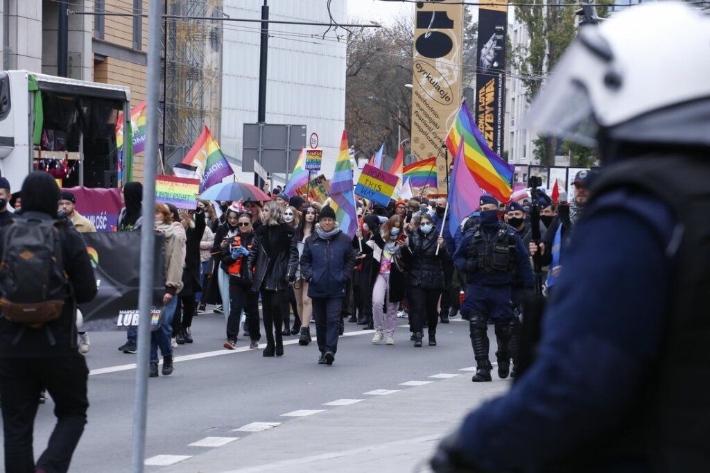 Policjanci zabezpieczali Marsz Równości w Lublinie