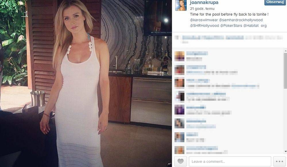 Joanna Krupa zdjęcie: Instagram