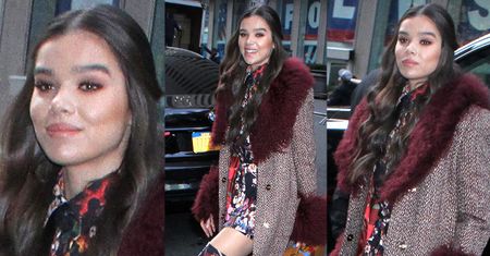 Hailee Steinfeld chwali się kozakami pod wzór kwiecistego kompletu