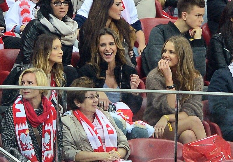 Marina Łuczenko i Sara Boruc przyszły razem na mecz!