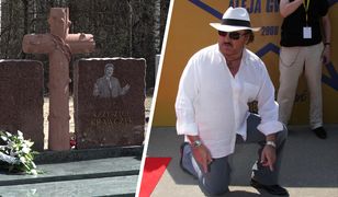 Rok od śmierci Krzysztofa Krawczyka. Odwiedziliśmy jego grób. "Łezki poleciały"