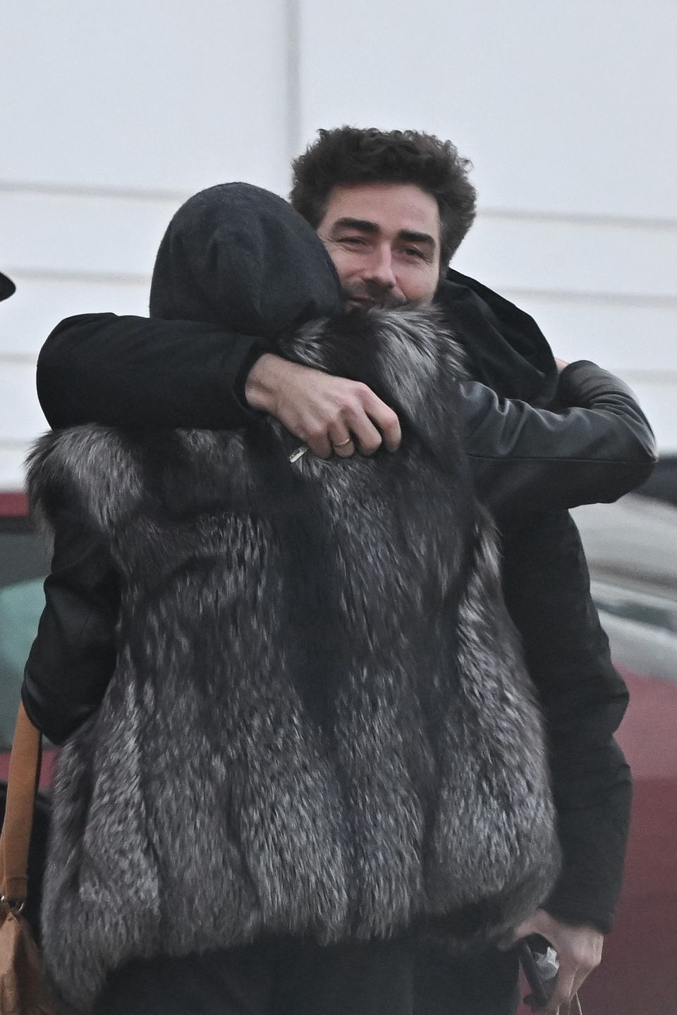 Jan Kliment i Grażyna Szapołowska po treningu do "TzG"