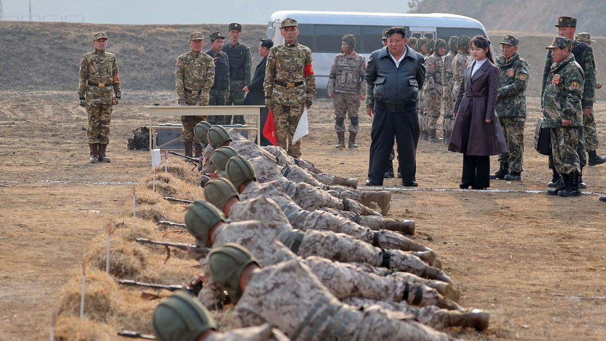 Ćwiczenia północnokoreańskiej armii 