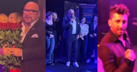 Huczna impreza z okazji 60. urodzin Piotra Gąsowskiego: Tłumy celebrytów, dzieci, byłe partnerki, występy i 91-letni ojciec jubilata (ZDJĘCIA)