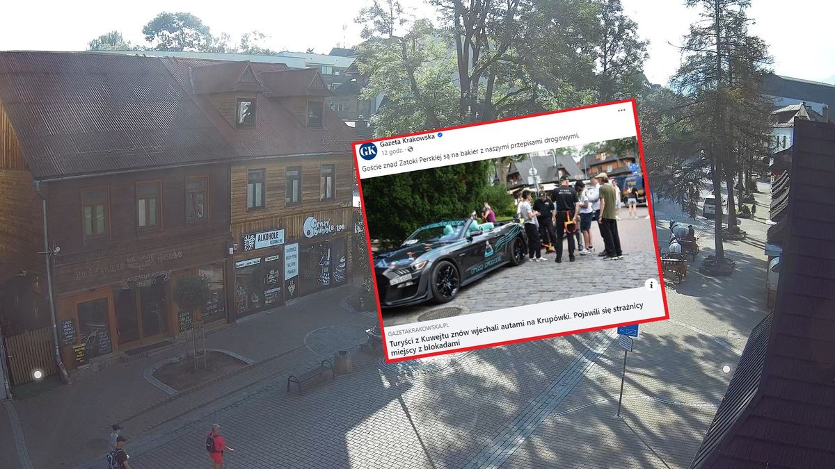 Arabowie znów dali o sobie znać. Zaparkowali luksusowe samochody na Krupówkach.