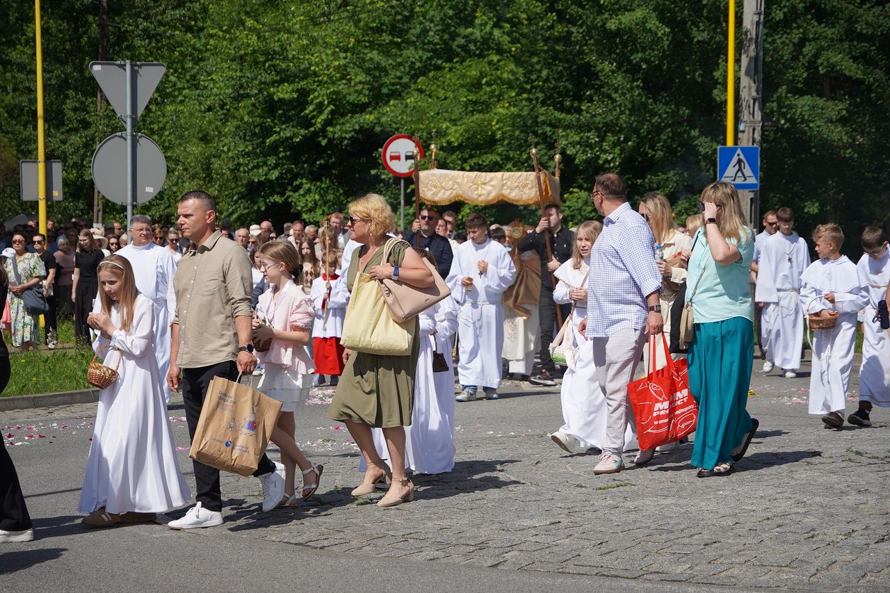 Boże Ciało, Procesja Parafia pw.  Św Rafała Kalinowskiego w Pile