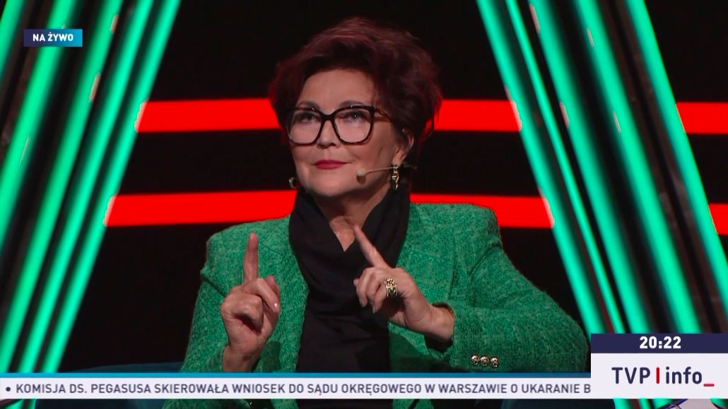Jolanta Kwaśniewska w "Trójkącie politycznym"