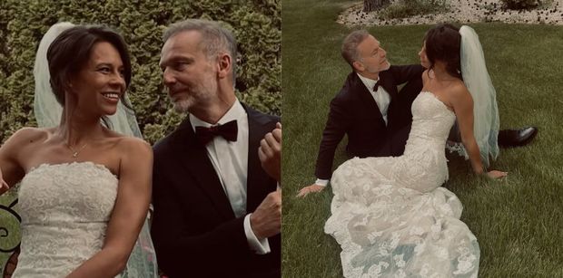 Krystian Wieczorek i młodsza od niego o 17 lat Maria Szafirska świętują 10 LAT MAŁŻEŃSTWA, wskakując w te same ślubne kreacje (ZDJĘCIA)