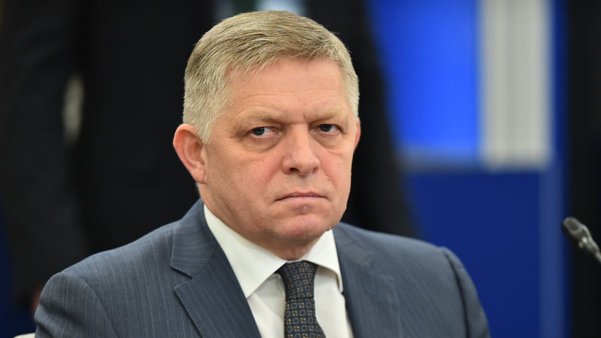 Robert Fico, Prime Minister of Slovakia, attends the plenary session of the meeting of Heads of State or Government of the European Union in Budapest, Hungary, on November 8, as part of the Hungarian Presidency of the Council of the EU, two days after Donald Trump wins the U.S. presidential election. (Photo by Balint Szentgallay/NurPhoto via Getty Images)
