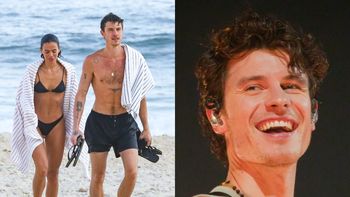 Shawn Mendes pręży umięśniony tors obok byłej partnerki Neymara. Fajnie razem wyglądają? (FOTO)