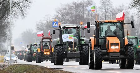 Protesty rolników w Polsce. "Potrzebny jest dialog z Ukrainą i KE"