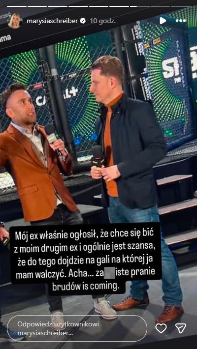 Marianna Schreiber o tym, że jej eks chcą się lać na patogali