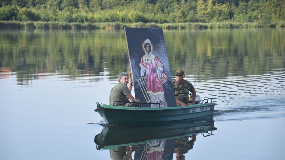 Powitanie obrazu św. Wawrzyńca w Dolsku. Tak rozpoczęto uroczystości odpustowe ku czci patrona kościoła na Podrzekcie [film, zdjęcia]