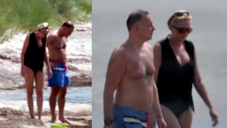 Andrzej Duda i Agata Kornhauser-Duda na wakacjach 