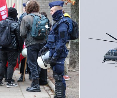 Musieli wstrzymać marsz. Policja w stanie gotowości