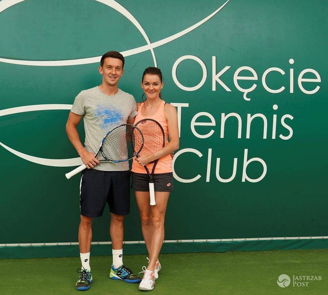 Agnieszka Radwańska i Dawid Celt