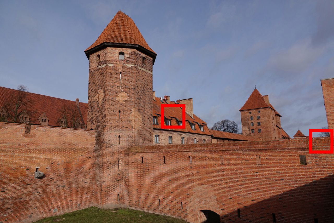 Kadr do testu ostrości obrazu dla ogniskowej 24 mm. Wycinki niżej.© Paweł Baldwin