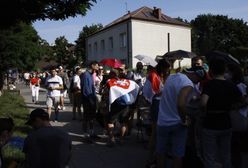 Długa kolejka przed białoruską ambasadą. "Najważniejsze było tu przyjechać"