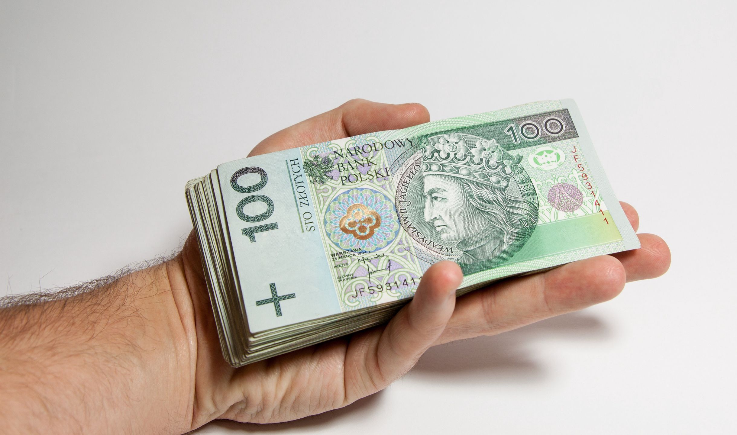 złoty, banknot, złotówka, pieniądze, gotówka