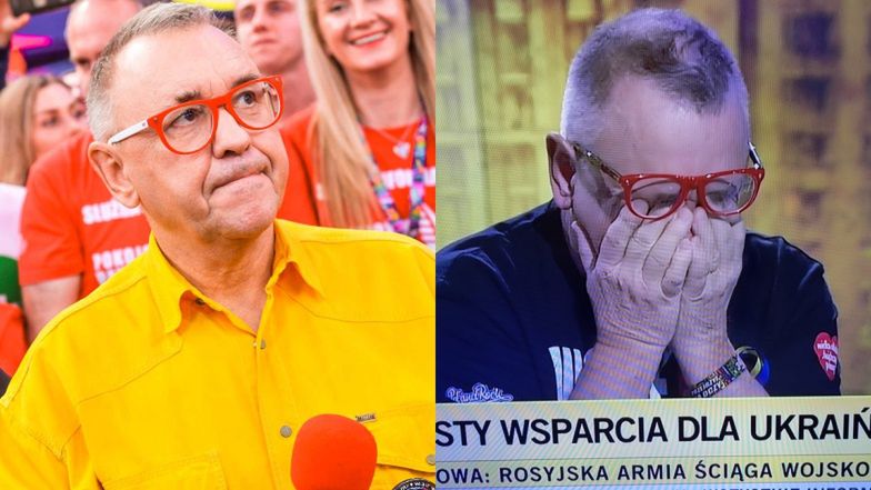 Jerzy Owsiak nie mógł powstrzymać emocji, mówiąc o Ukraińcach