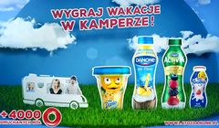 „Odjazdowe lato” promuje jogurty pitne Danone (wideo)