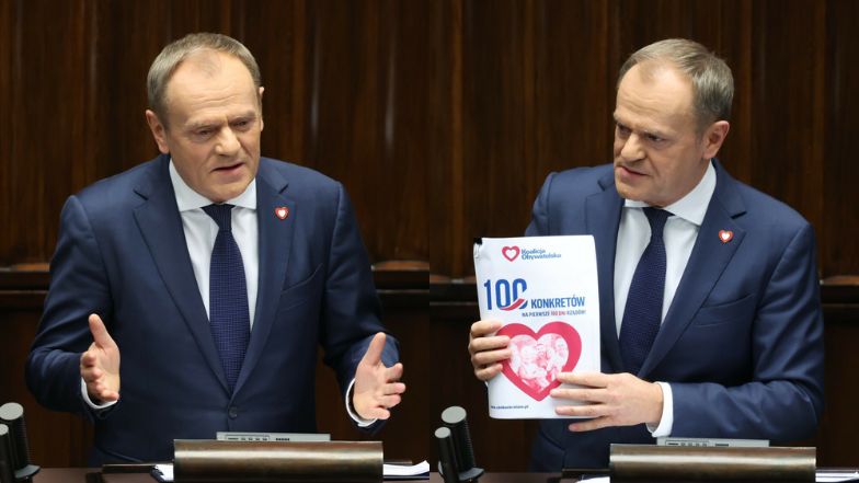 Ekspert od mowy ciała ocenia expose Donalda Tuska