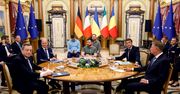 Zełenski na spotkaniu z Draghim, Macronem, Scholzem i Iohannisem
