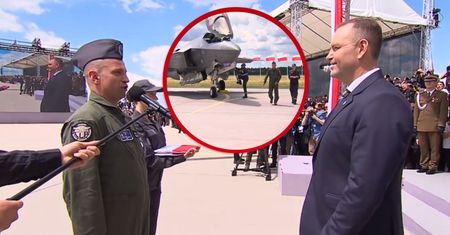 F-35 już w Polsce. Pierwszy pilot złożył meldunek prezydentowi