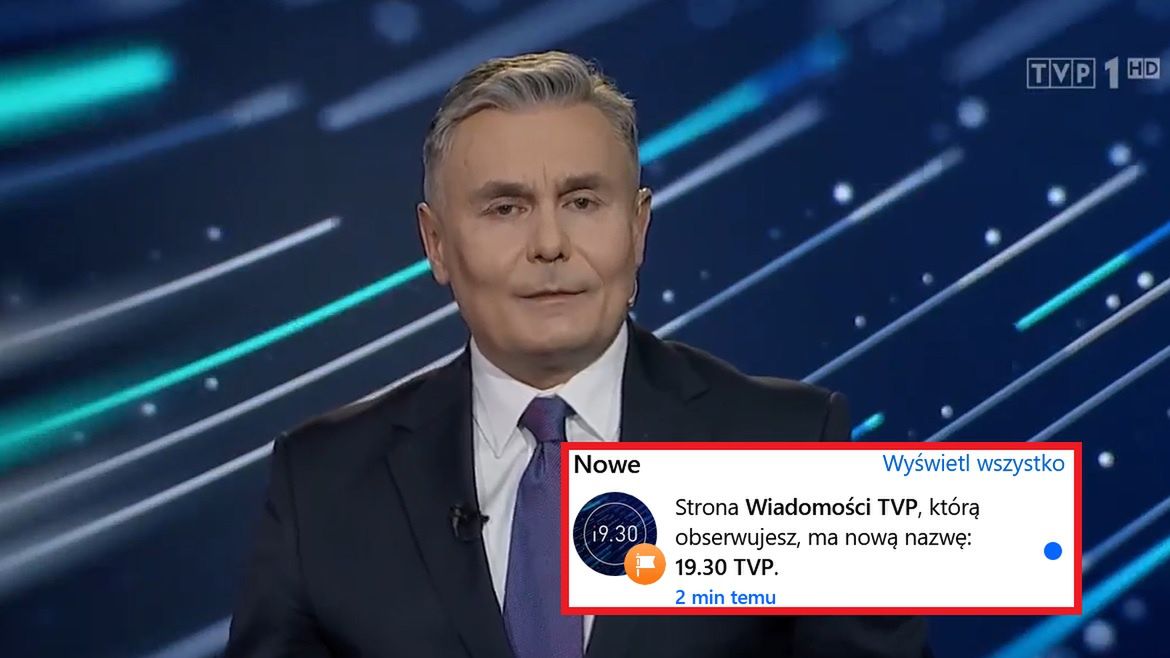 Nowe "Wiadomości" TVP. Powiadomienie na Facebooku