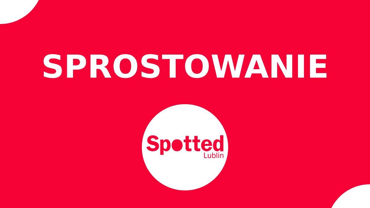 Sprostowanie Spotted Lublin