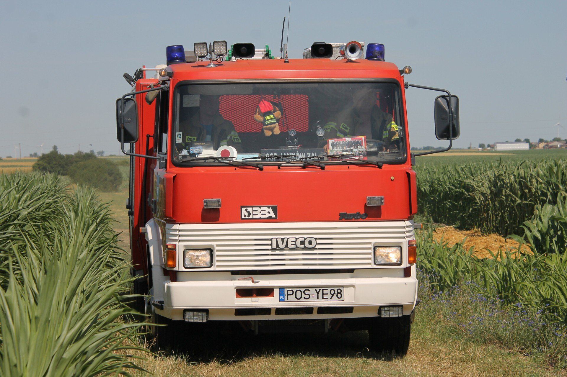 Do kolejnego pożaru doszło o godz. 14:07 na polu na pograniczu powiatów krotoszyńskiego i ostrowskiego w okolicy Jankowa Zaleśnego
