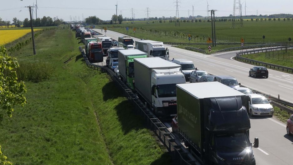 Akcja służb na autostradzie A4