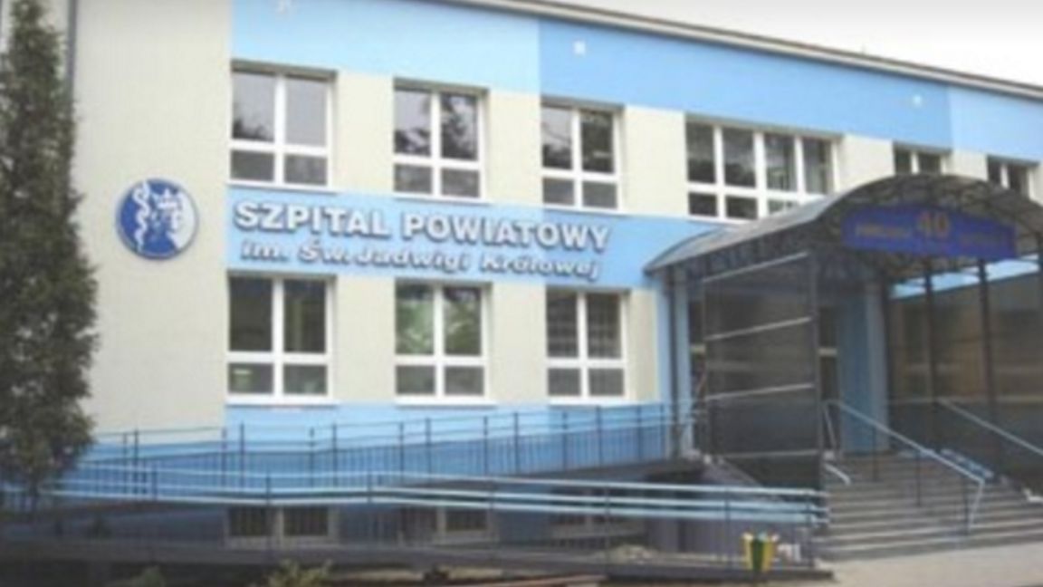 Szpital powiatowy w Hrubieszowie.