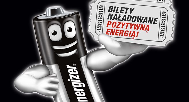 Baterie Energizer promowane w Multikinie, Cinema City i Biedronce