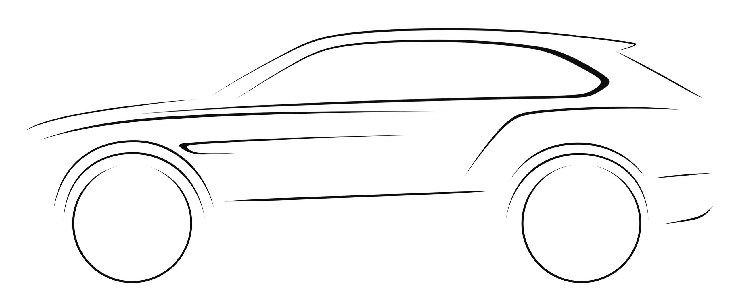 Szkic SUV-a Bentleya