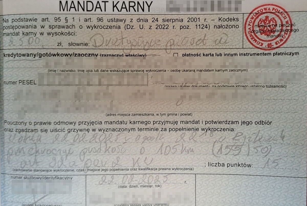 Policjanci z Łukowa karali kierowców łamiących przepisy