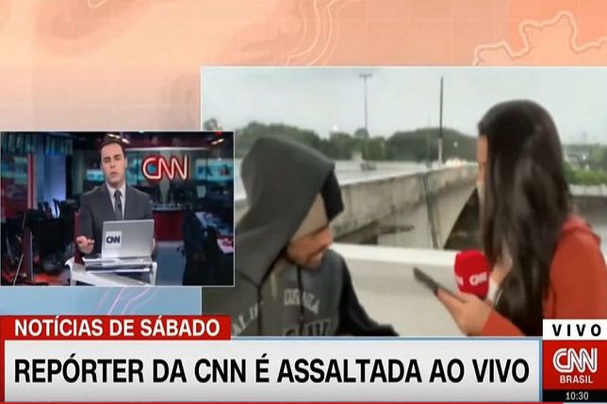 Dziennikarka CNN zaatakowana podczas wejścia na żywo. Napastnik z nożem