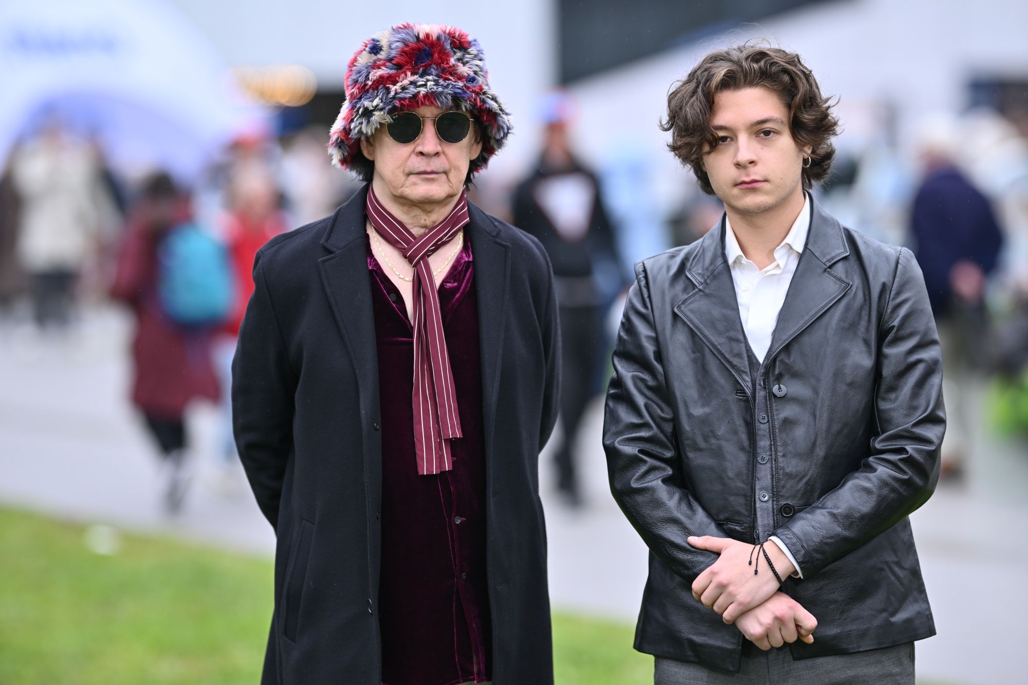 Jan Borysewicz i Mikołaj Bukrewicz na festiwalu filmowym w Gdyni