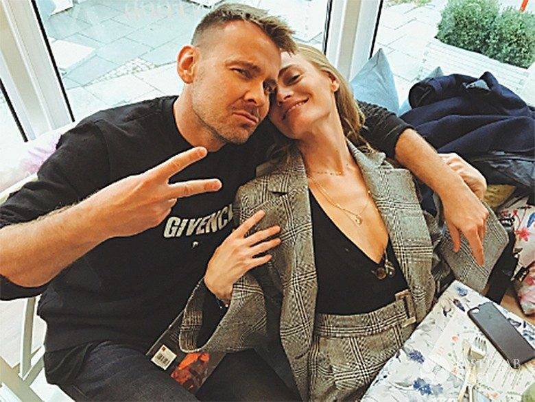 Dawid Woliński, Anna Jagodzińska - świętowanie grudniowej okładki ELLE